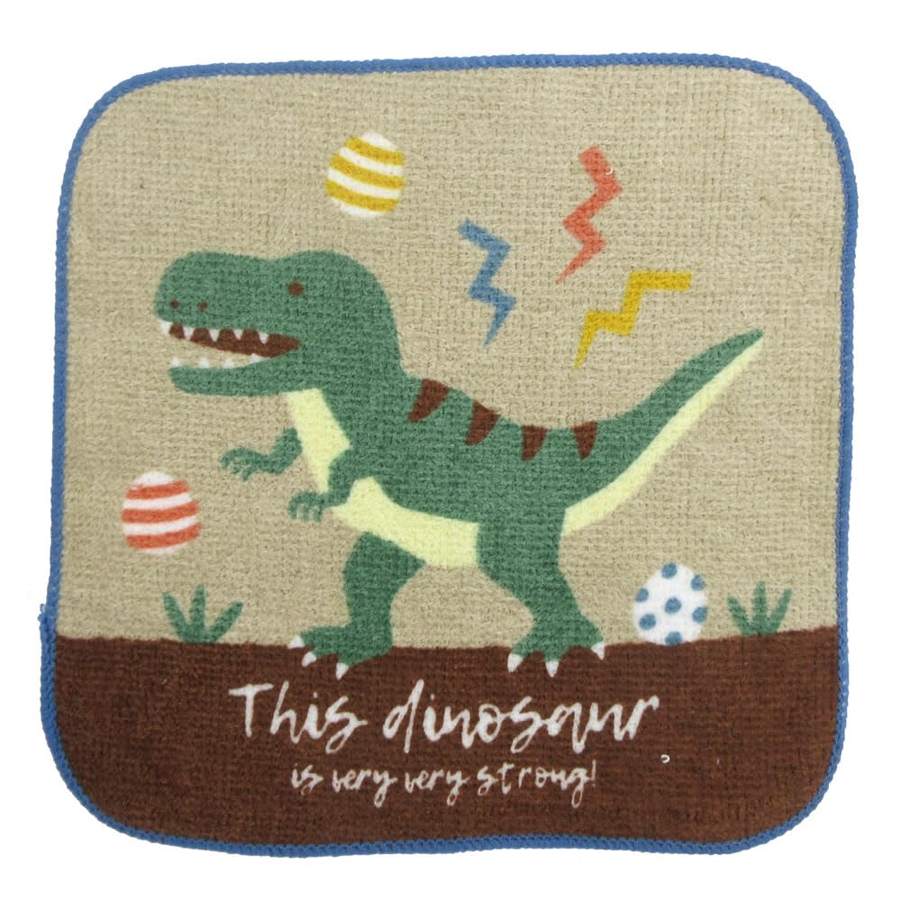 Amazon｜林(Hayashi) 恐竜柄 プチタオル 3枚セット 16×16cm 綿100